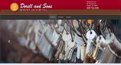 Desktop Screenshot of dorelllocks.com